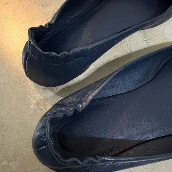 Navy Tory Burch Ballet Flats - Picture 3 of 3